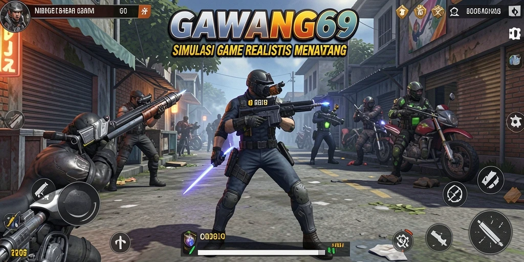 Tampilan gameplay GAWANG69 dengan elemen simulasi yang menarik.