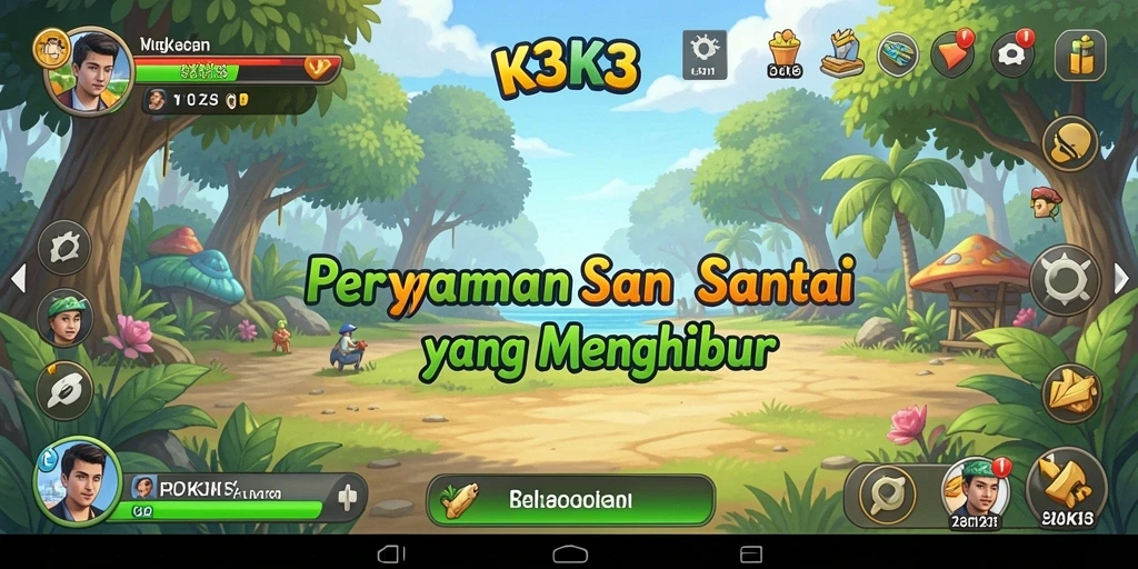 Tampilan screenshot K3K3 menampilkan gameplay yang menarik dan penuh warna.