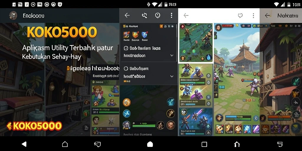 Tampilan antarmuka KOKO5000 yang menarik dan mudah digunakan.