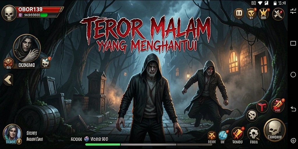 Tampilan seram dari gameplay penuh kengerian di OBOR138.