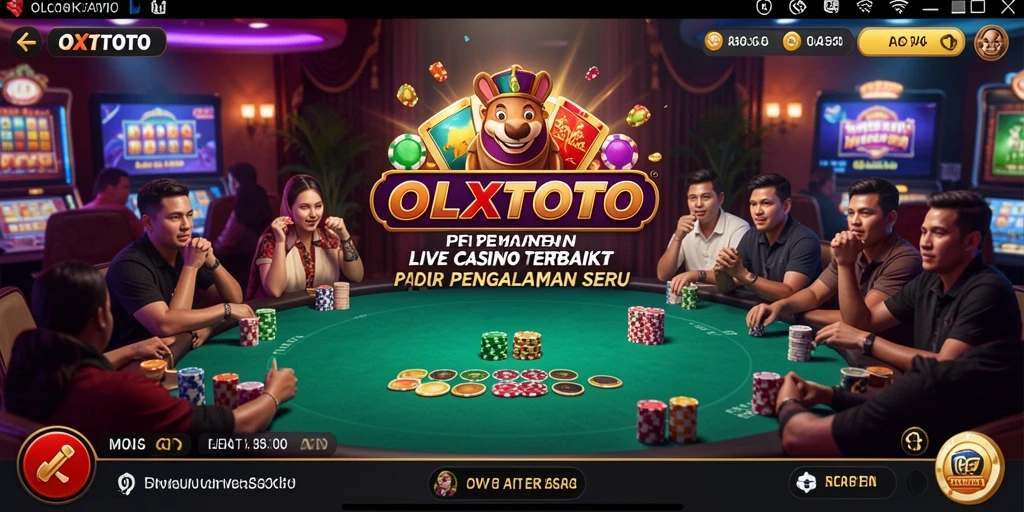 Tampilan gameplay OLXTOTO yang mendebarkan dengan dealer langsung.