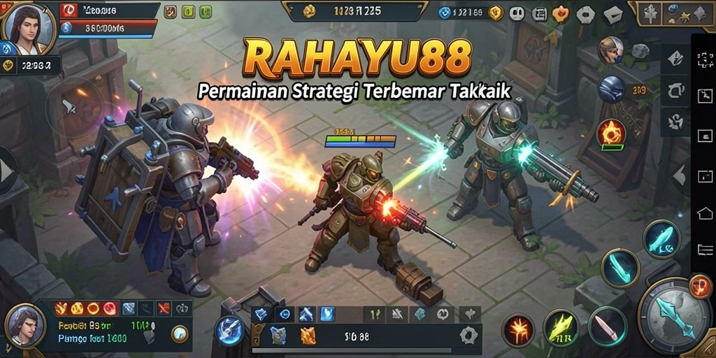 Screenshot RAHAYU88 menampilkan pertempuran strategi yang mendebarkan.