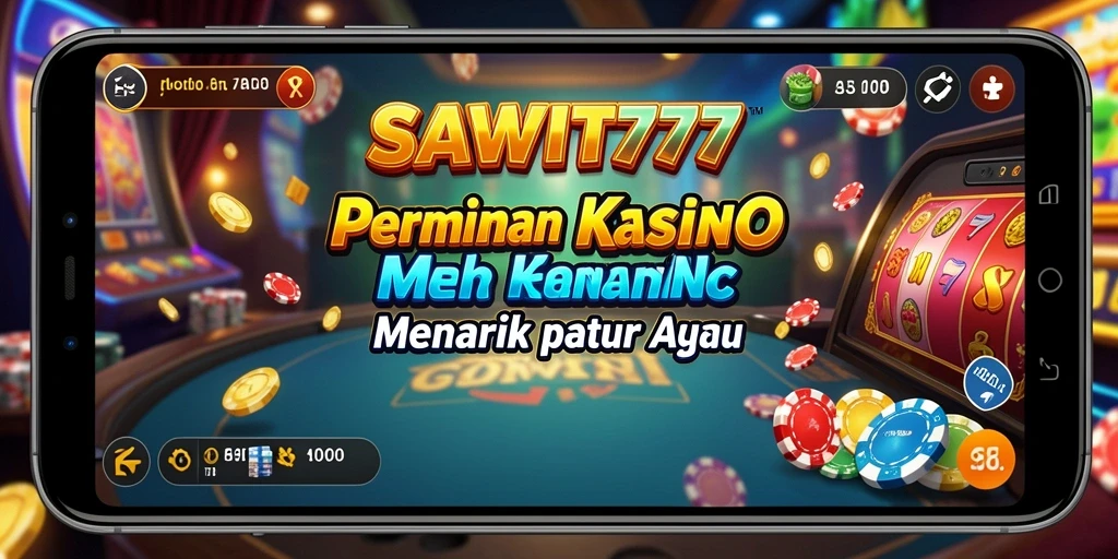 Tampilan memperlihatkan gameplay seru dari SAWIT777 dengan berbagai pilihan permainan Kasino.