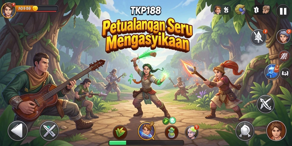 Tampilan gameplay TKP188 yang menegangkan dengan pemandangan yang indah.