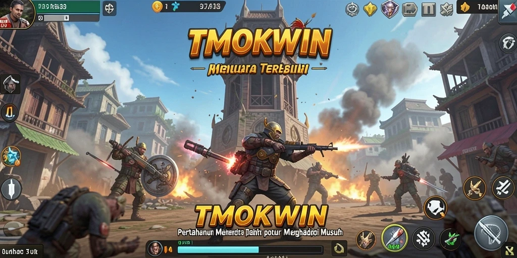 Tampilkan gameplay menakjubkan dari TMOKWIN Tower Defense.