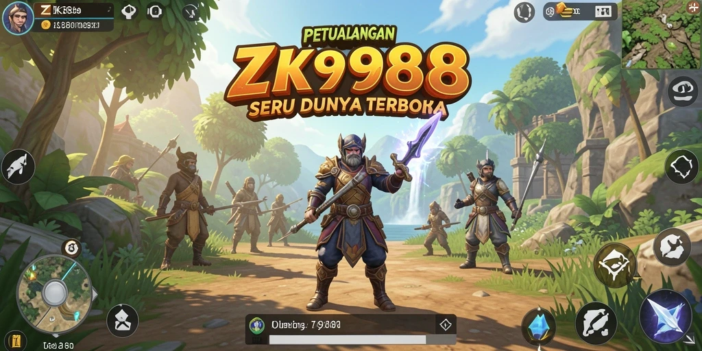 Gameplay menarik dalam dunia terbuka ZK988 yang penuh petualangan.
