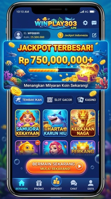 Tampilan utama aplikasi winplay303 dengan berbagai pilihan aplikasi.